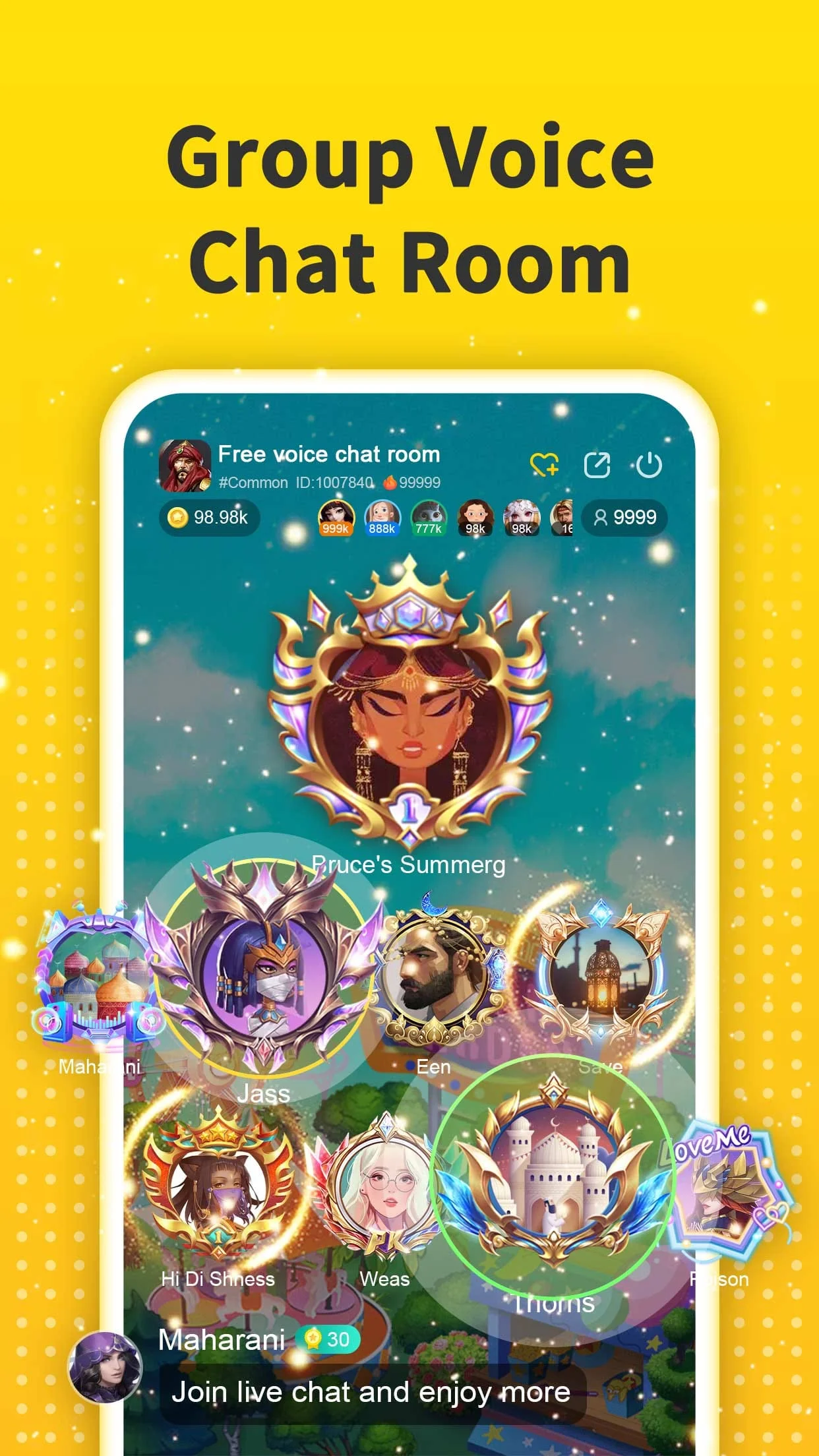 Ahlan-Group Voice Chat Room Screenshot 1