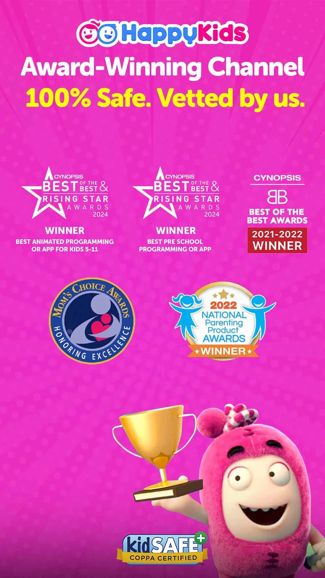 HappyKids - Kid-Safe Videos Screenshot 3