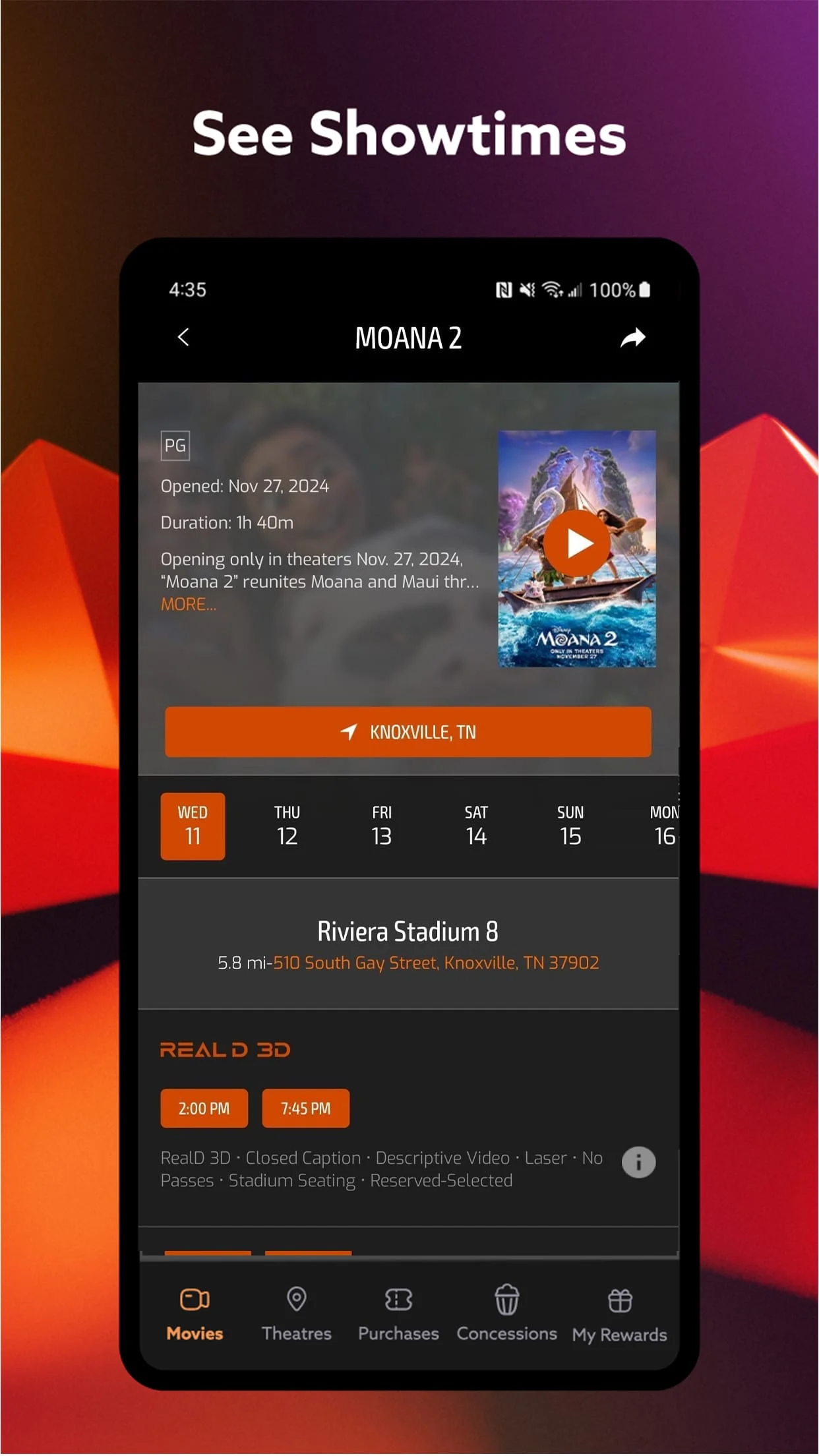 Regal: Tickets and Showtimes Screenshot 3