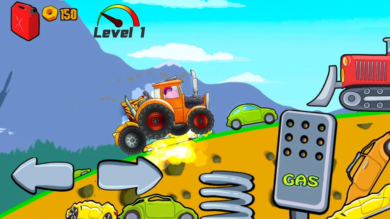Kids Monster Truck Racing Game Screenshot 3