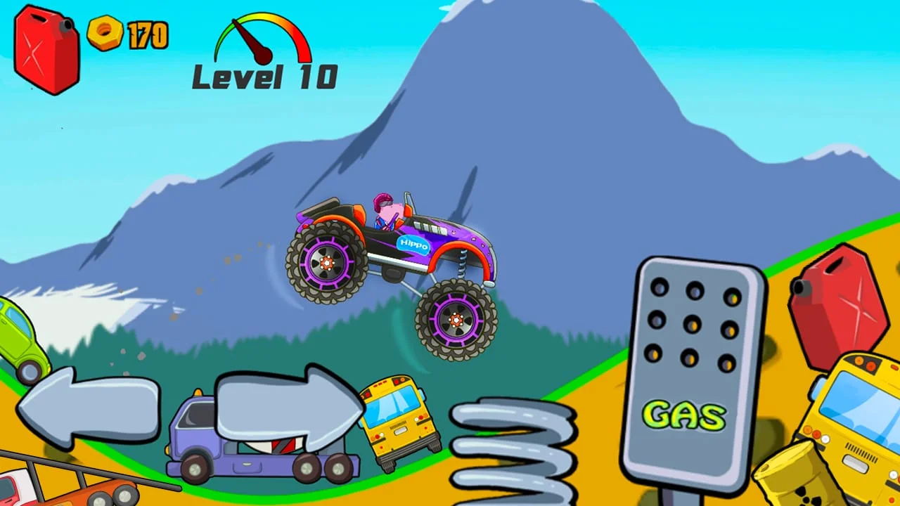 Kids Monster Truck Racing Game Screenshot 4