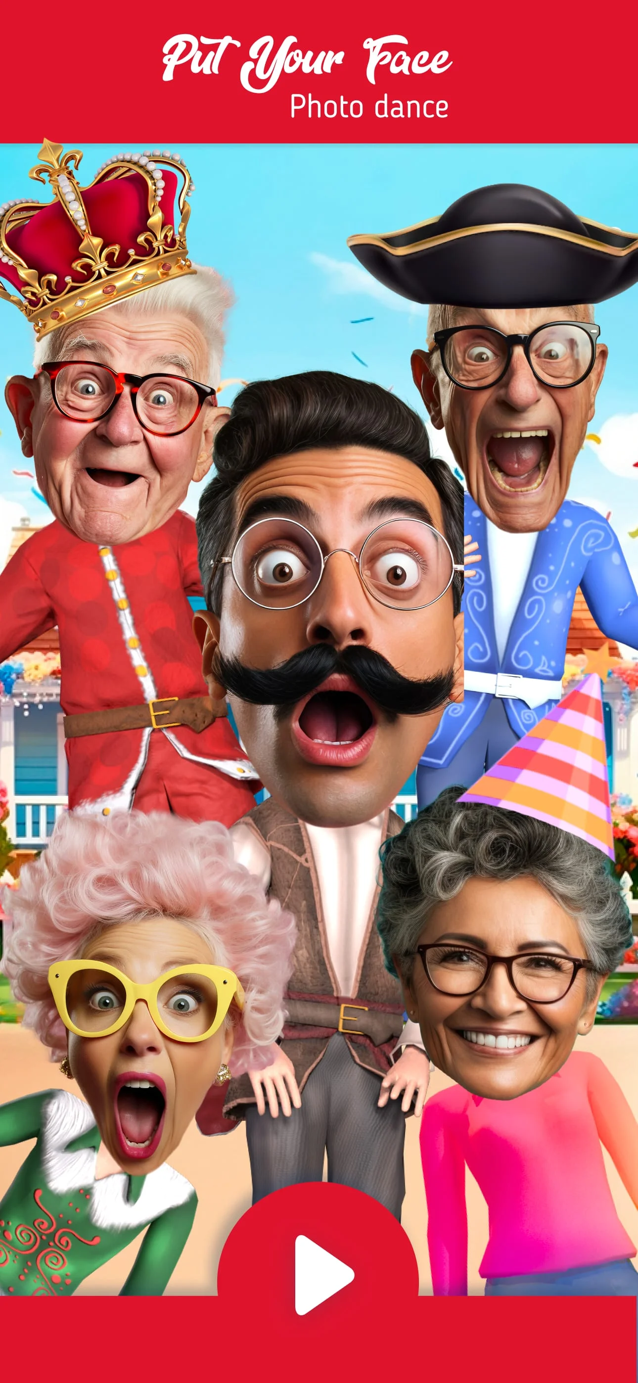 Christmas Face - Photo dance Screenshot 1