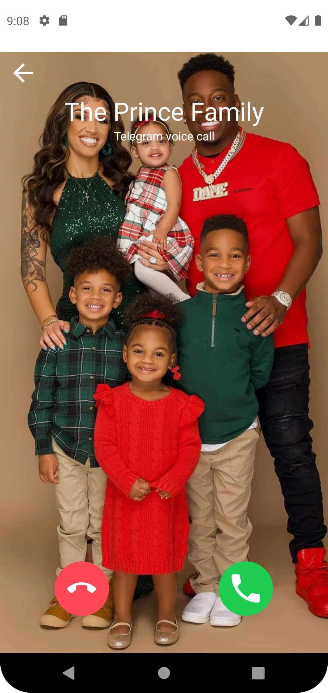 The Prince Family Fake Call Screenshot 1