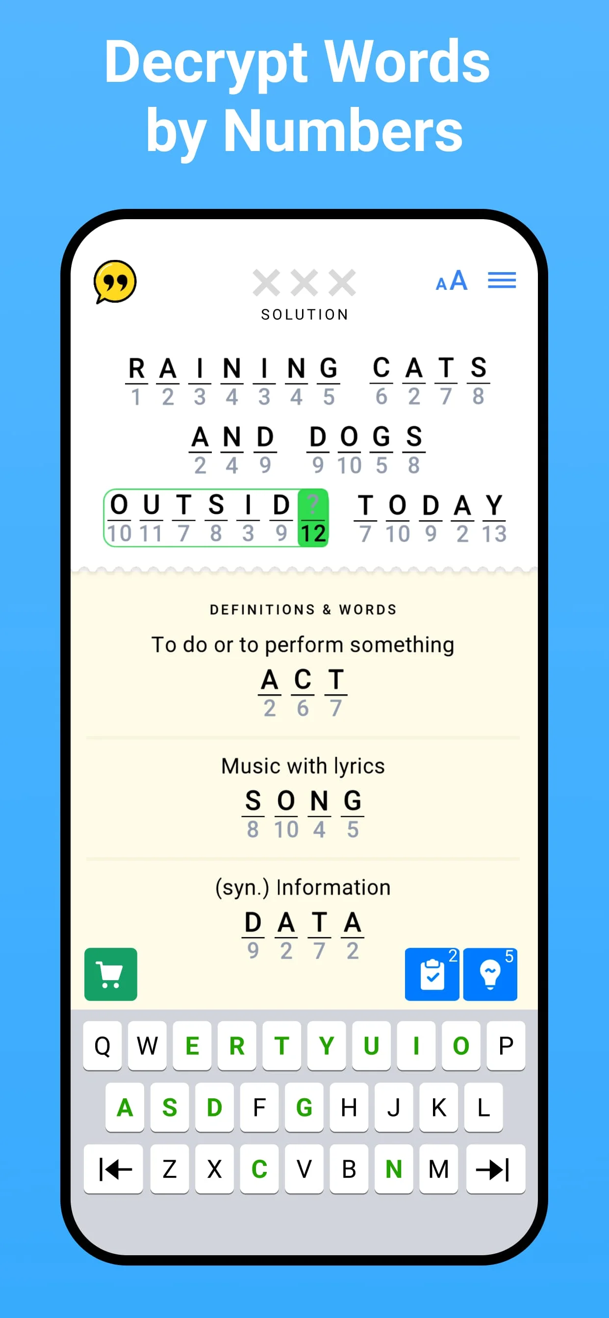 Figgerits - Word Puzzle Game Screenshot 2