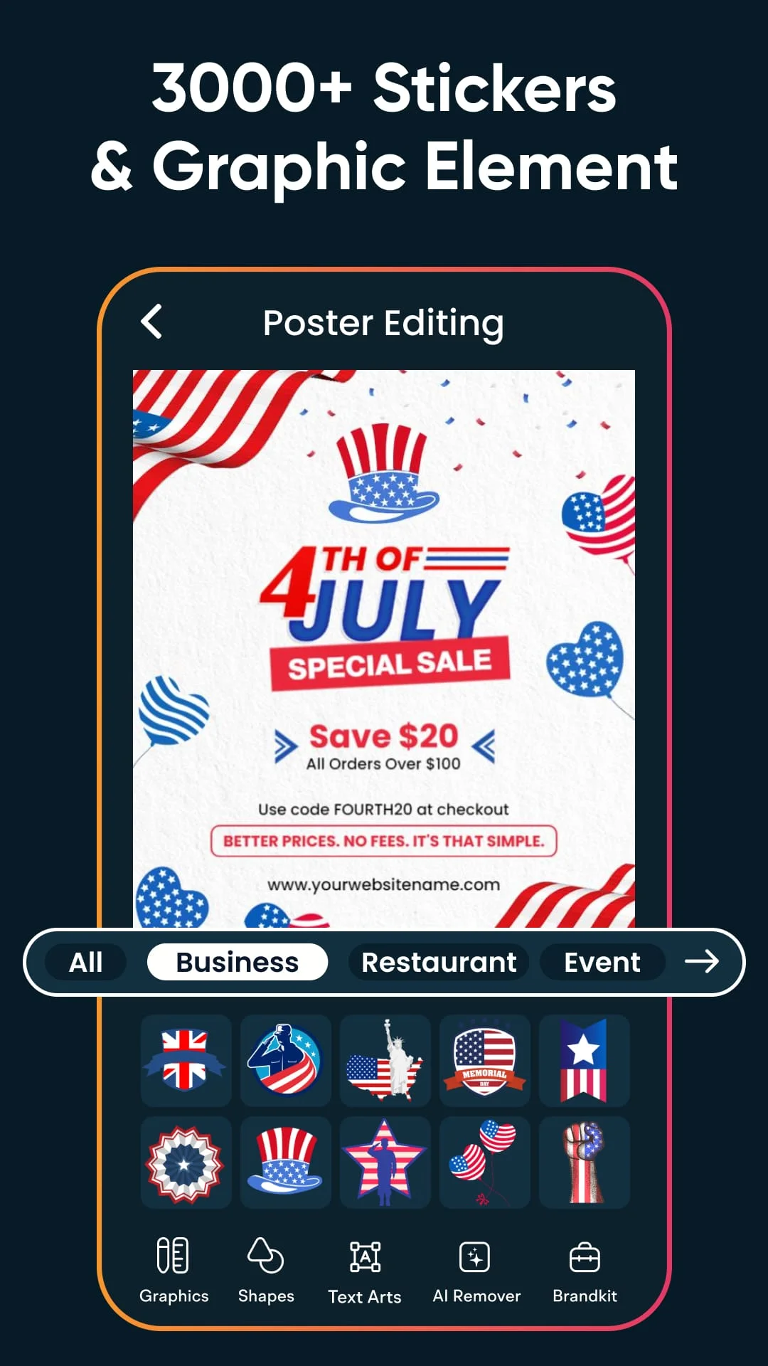 Poster Maker, Flyer Maker Screenshot 4