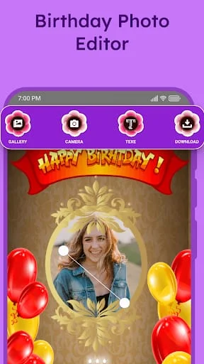 Birthday Photo Frame Maker Screenshot 4