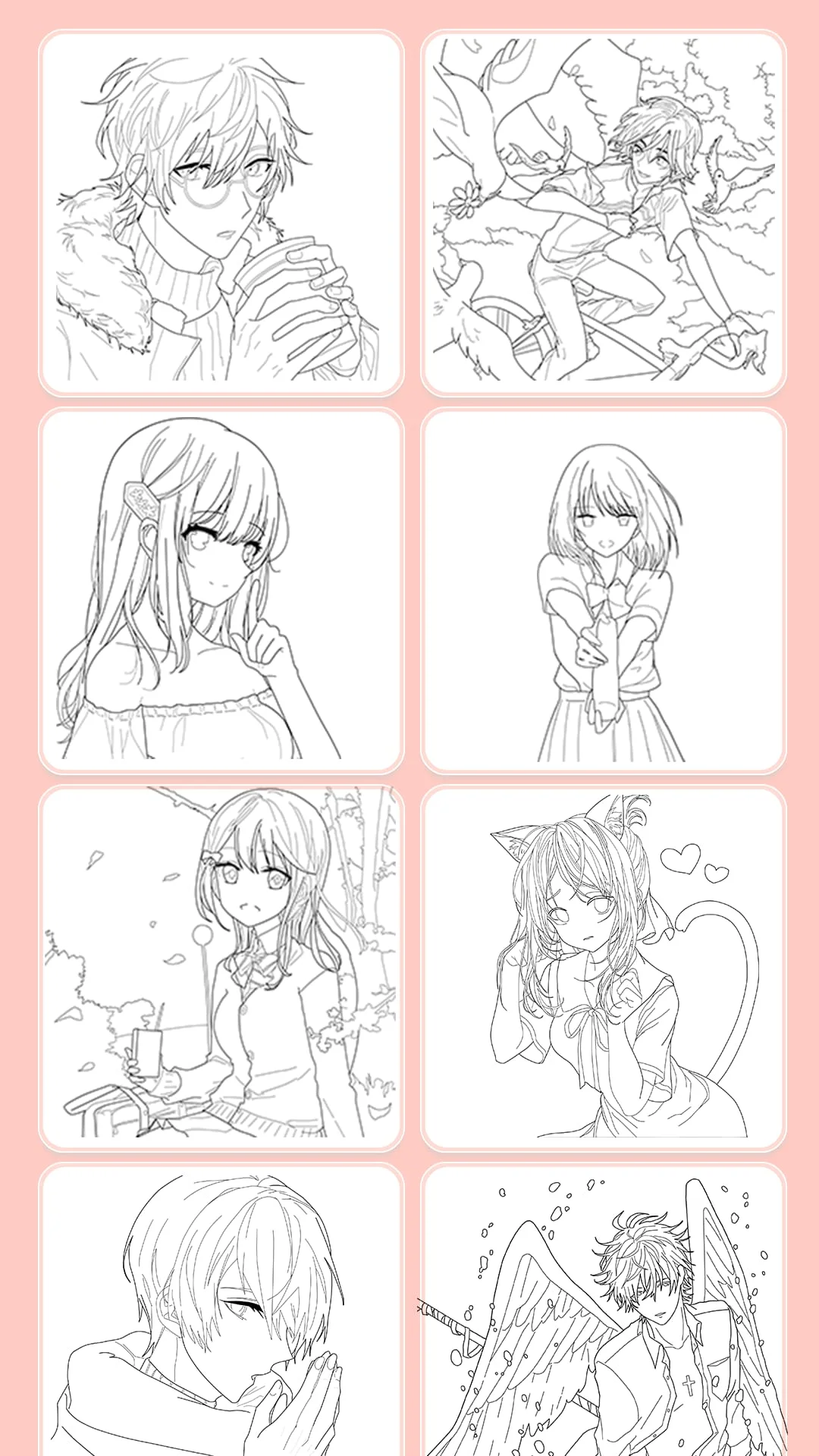 Tap Anime - Color By Number Screenshot 2