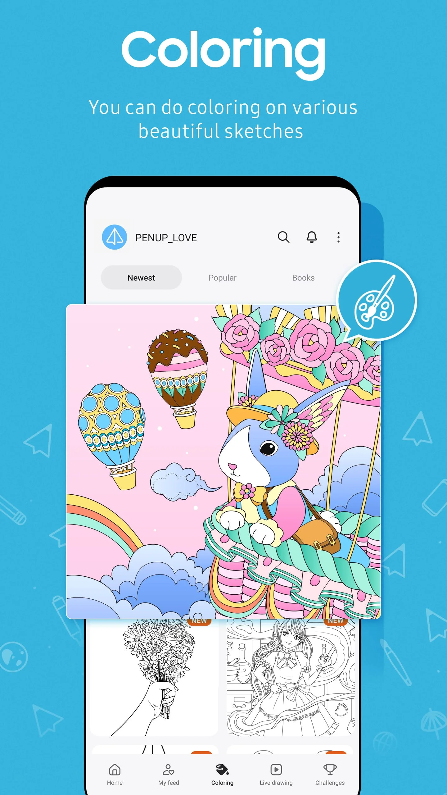 PENUP – Drawing-sharing SNS Screenshot 3