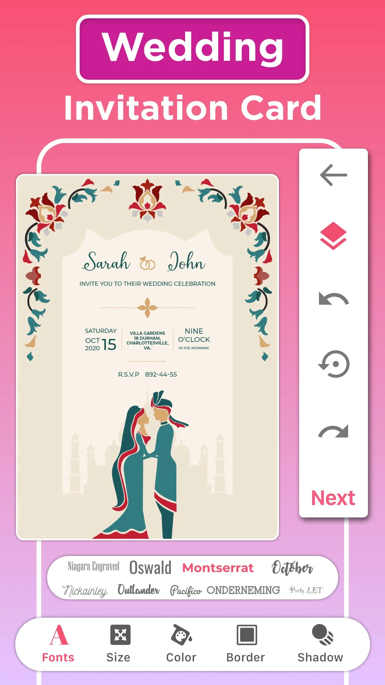 Invitation maker & Card Design Screenshot 4