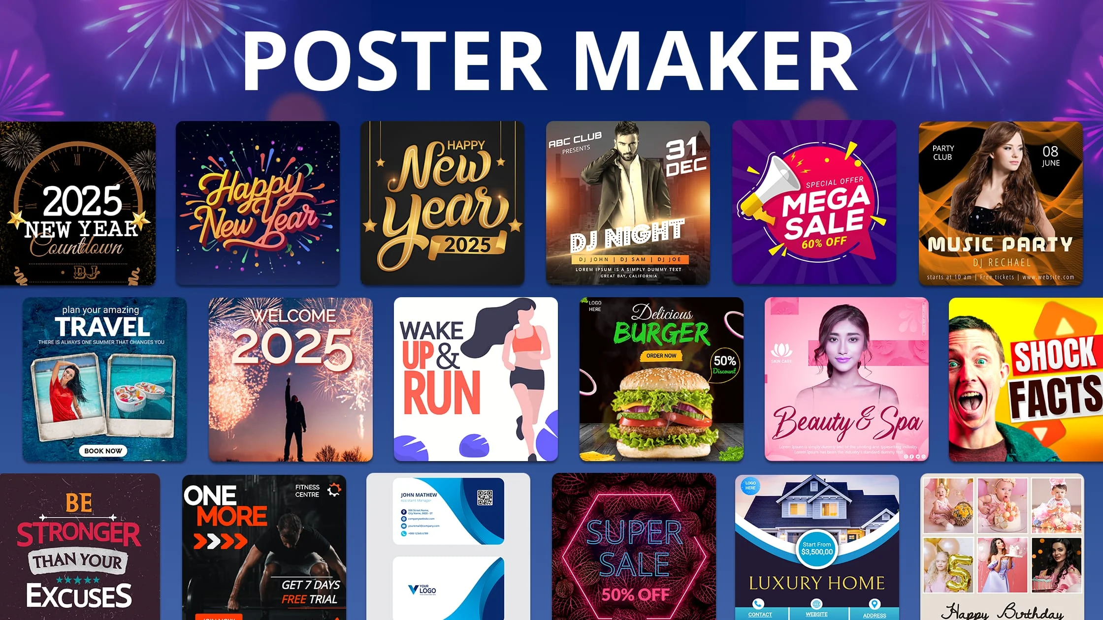 Poster Maker & flyer maker app Screenshot 1