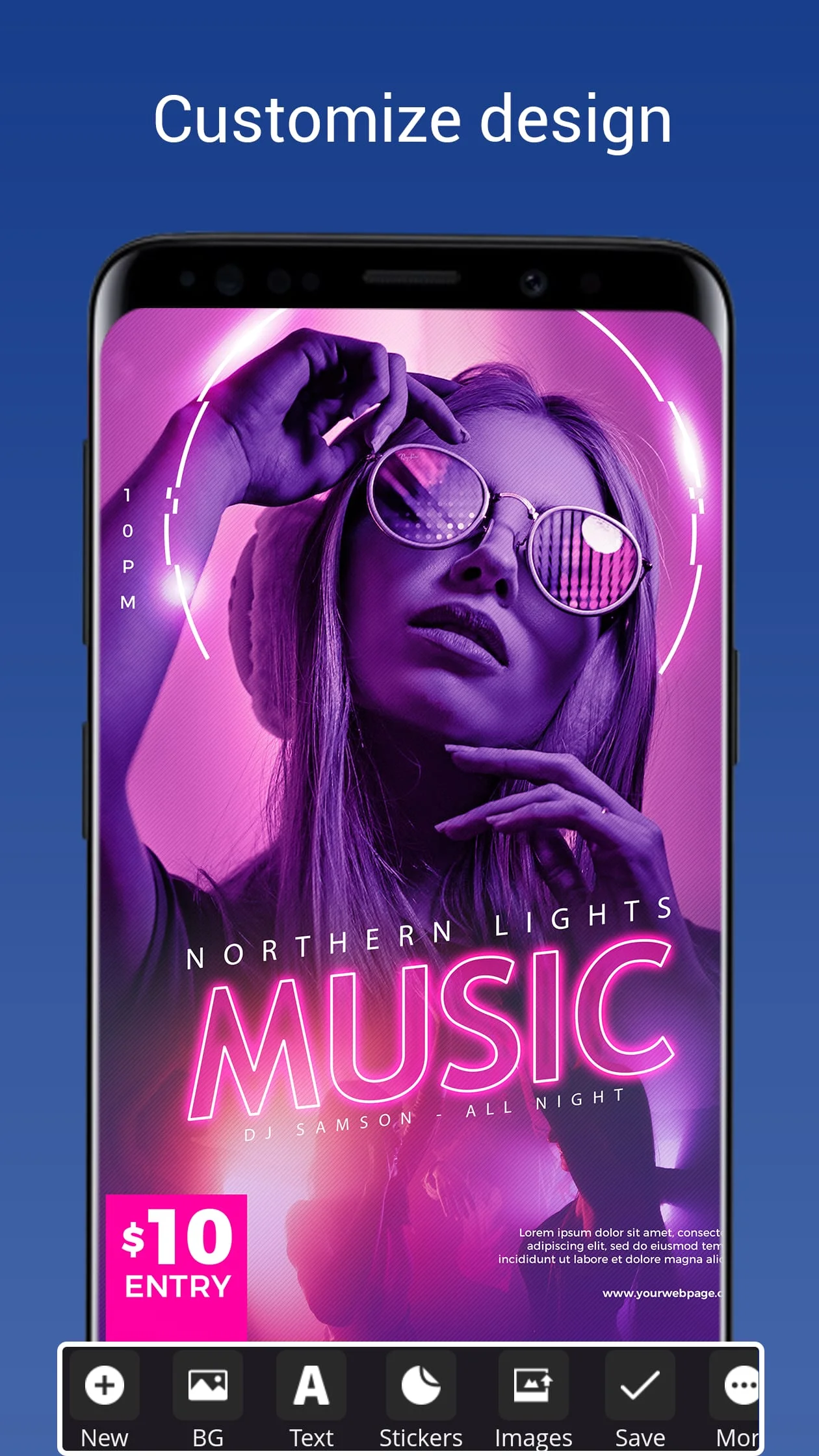 Poster Maker & flyer maker app Screenshot 2