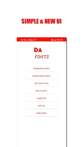 DA FONT'S Screenshot 1