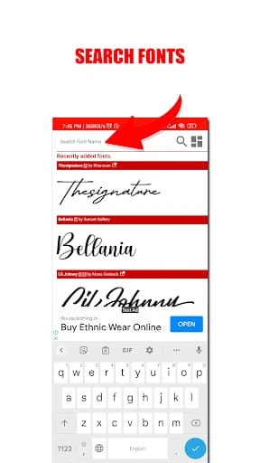 DA FONT'S Screenshot 3