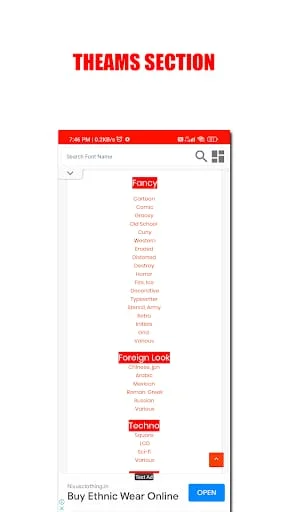 DA FONT'S Screenshot 4