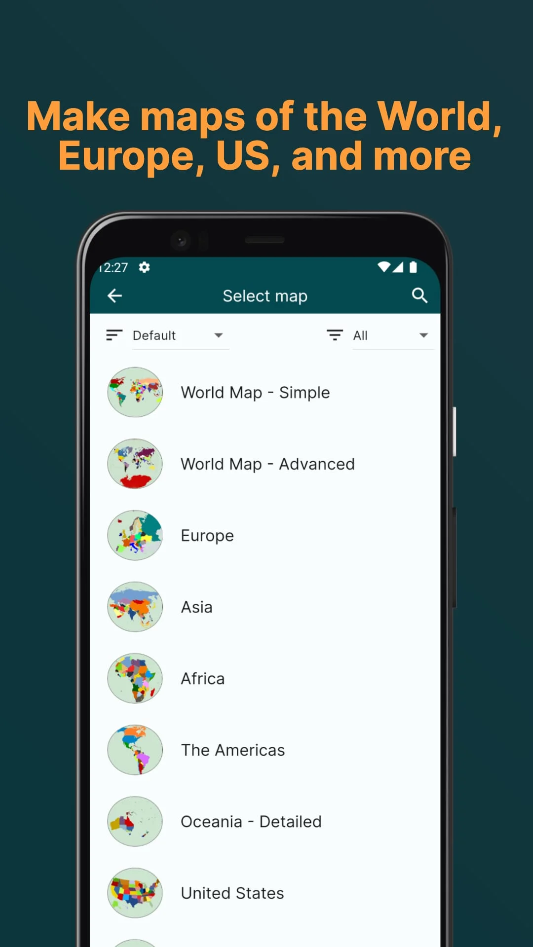 MapChart Screenshot 2