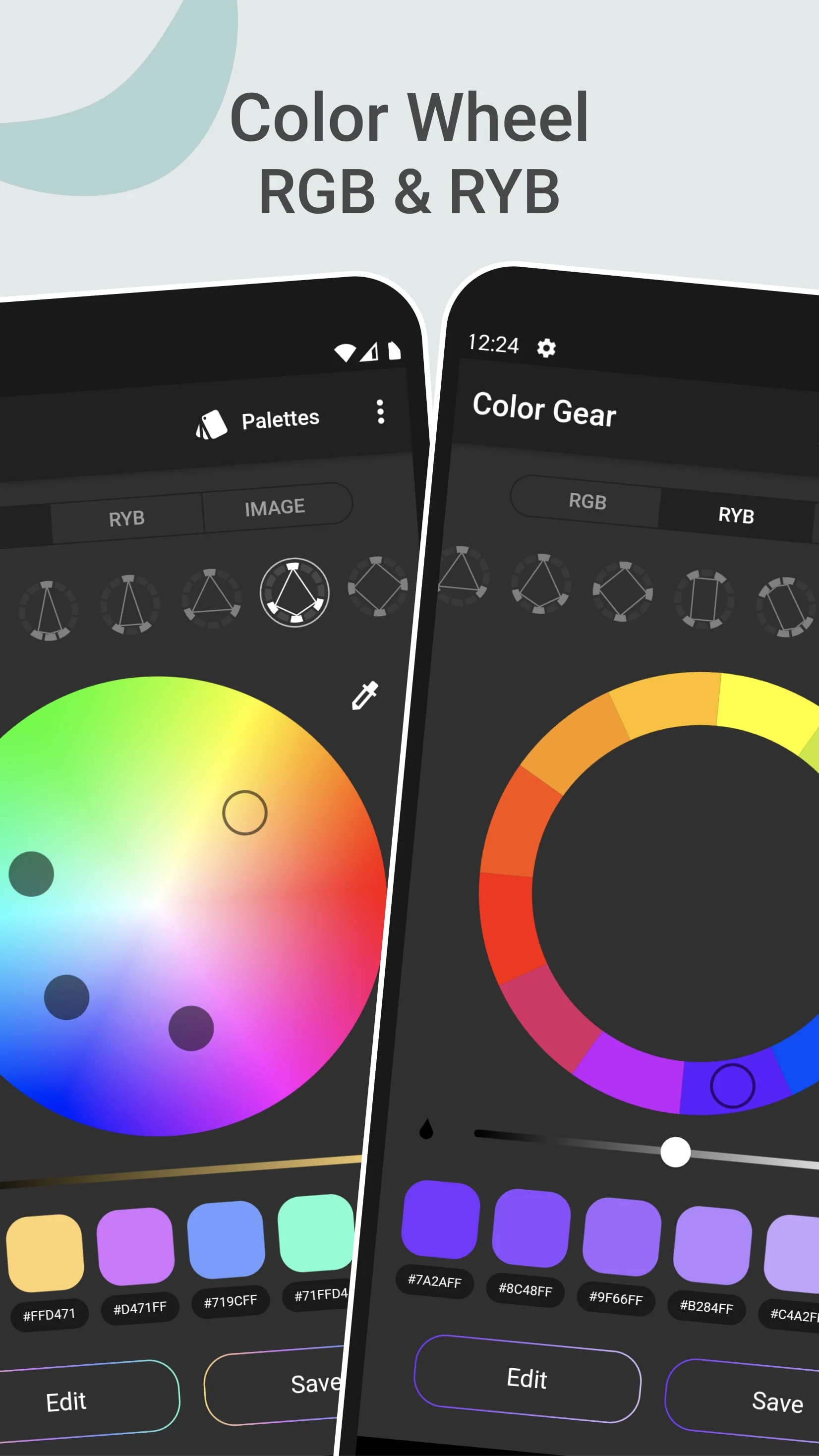 Color Gear: color wheel Screenshot 1
