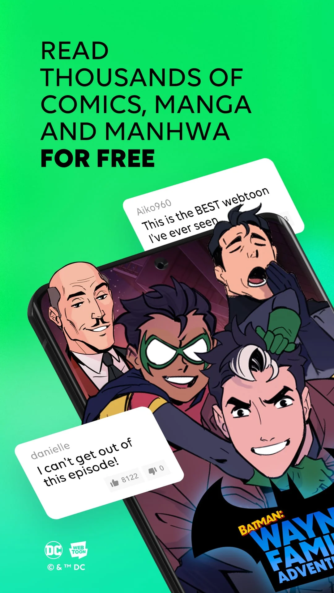 WEBTOON: Manga, Comics, Manhwa Screenshot 1