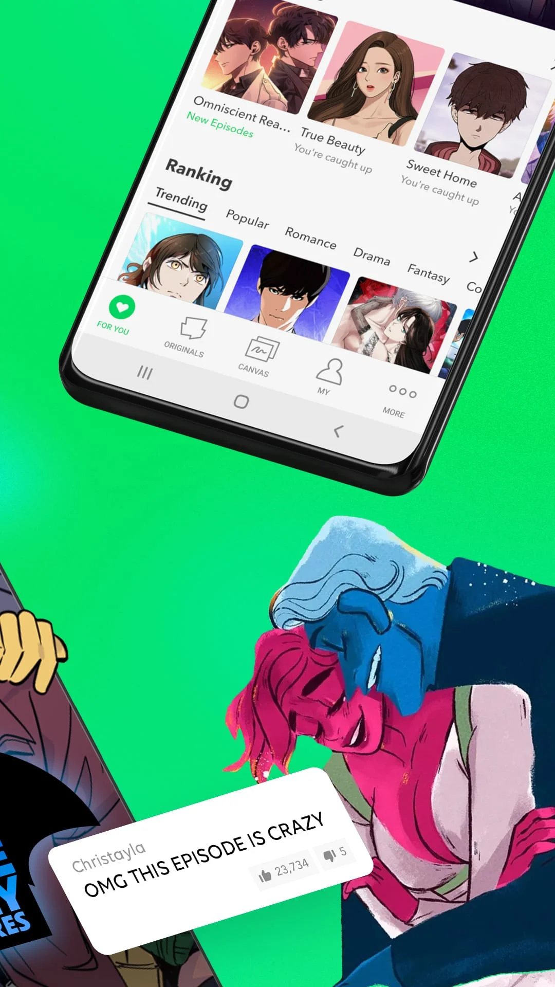 WEBTOON: Manga, Comics, Manhwa Screenshot 2