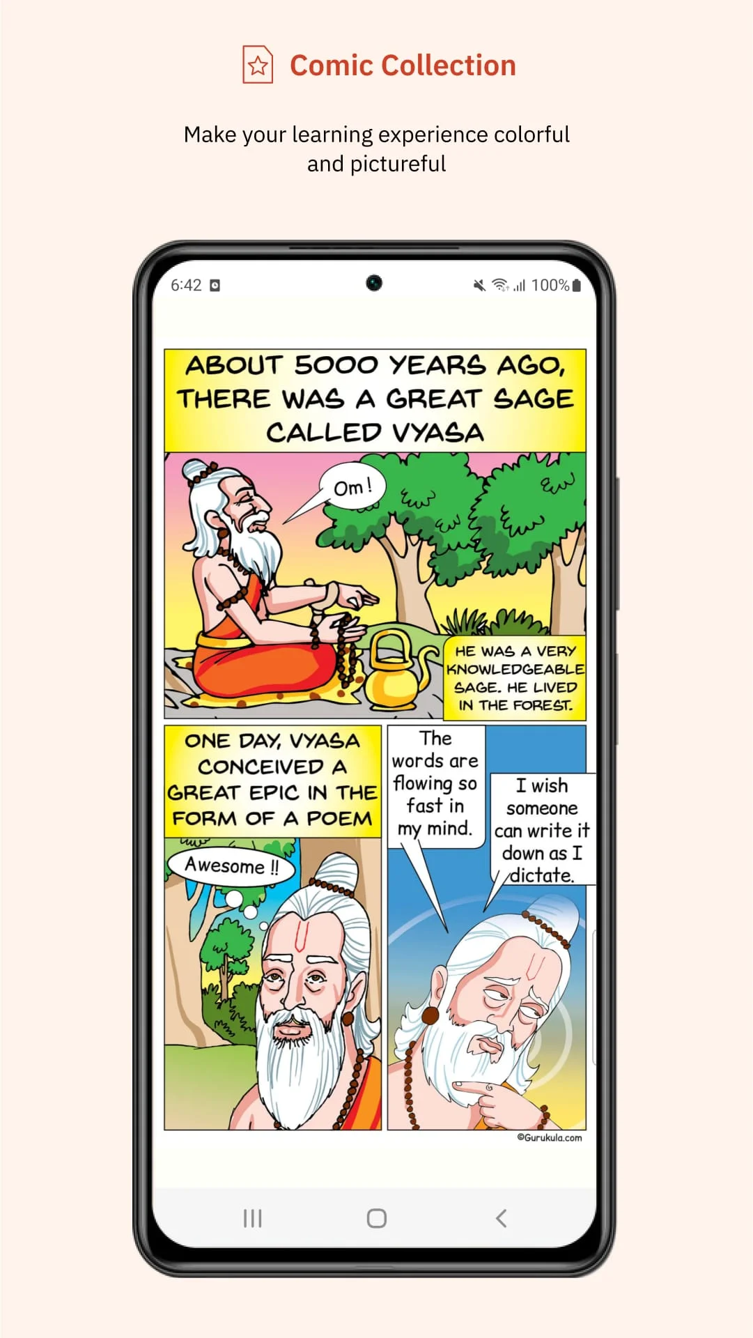 Gurukula Stories Comics Audios Screenshot 3