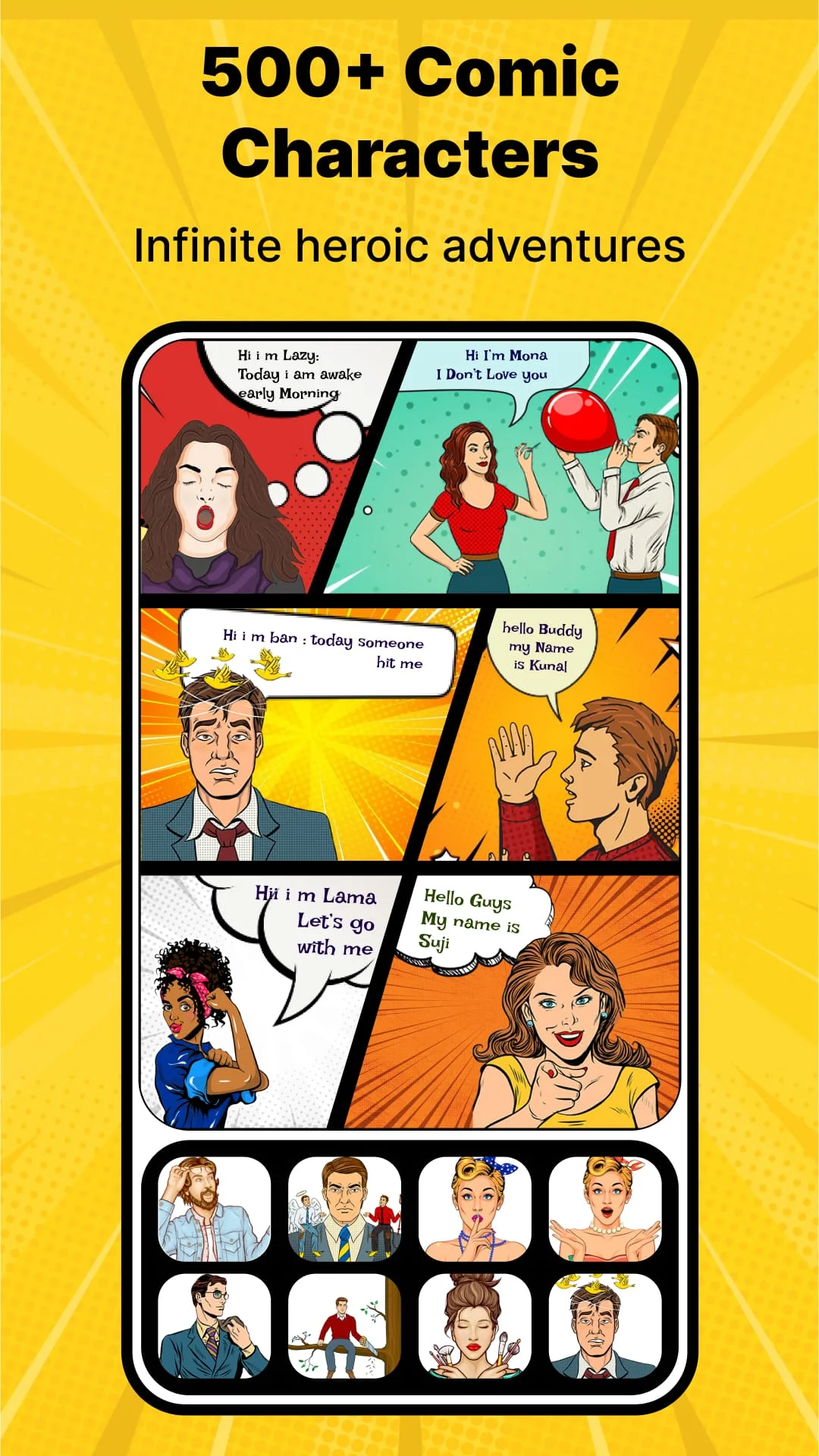 Cartoon Comic Strip Maker Screenshot 3