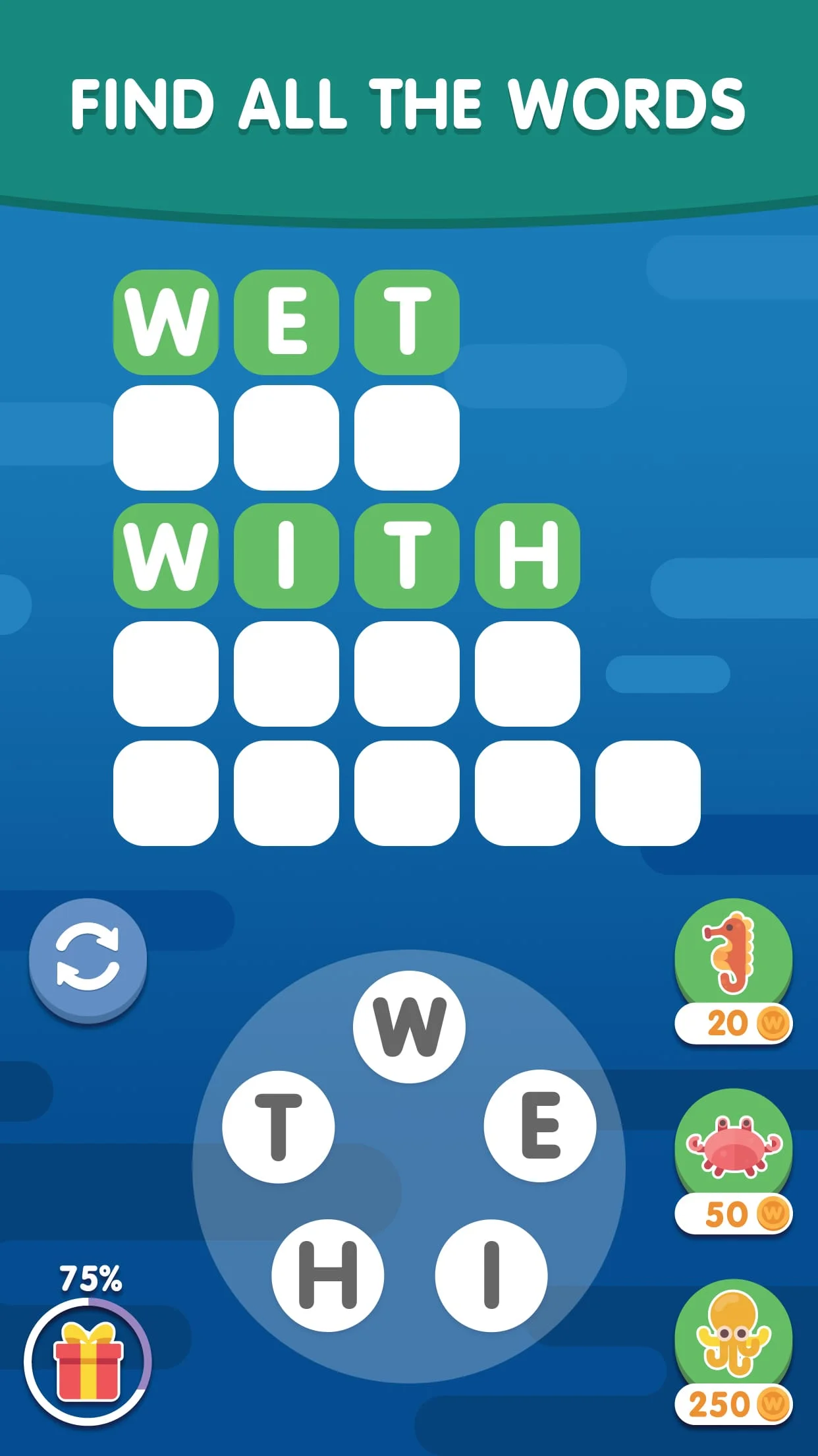Word Search Sea: Word Puzzle Screenshot 3
