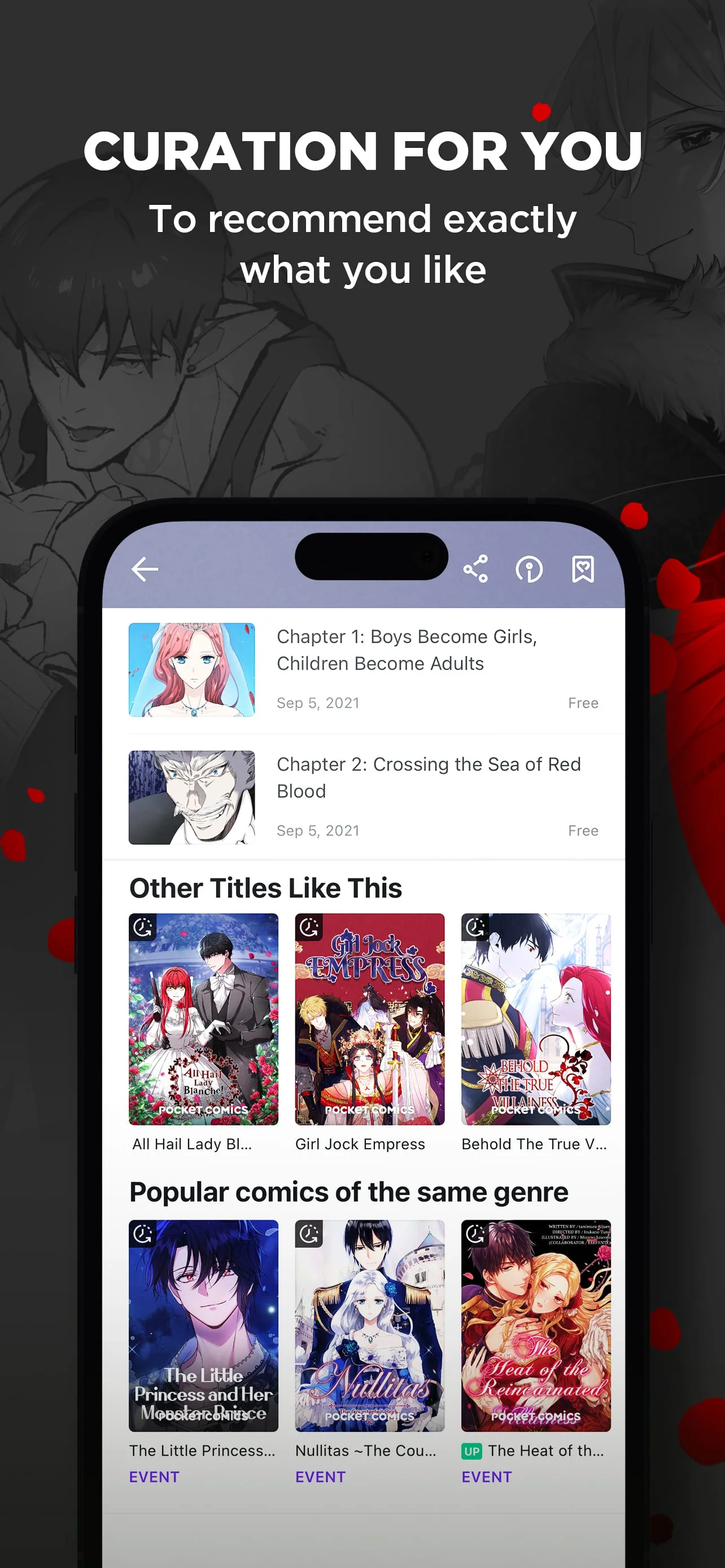 POCKET COMICS: Premium Webtoon Screenshot 4