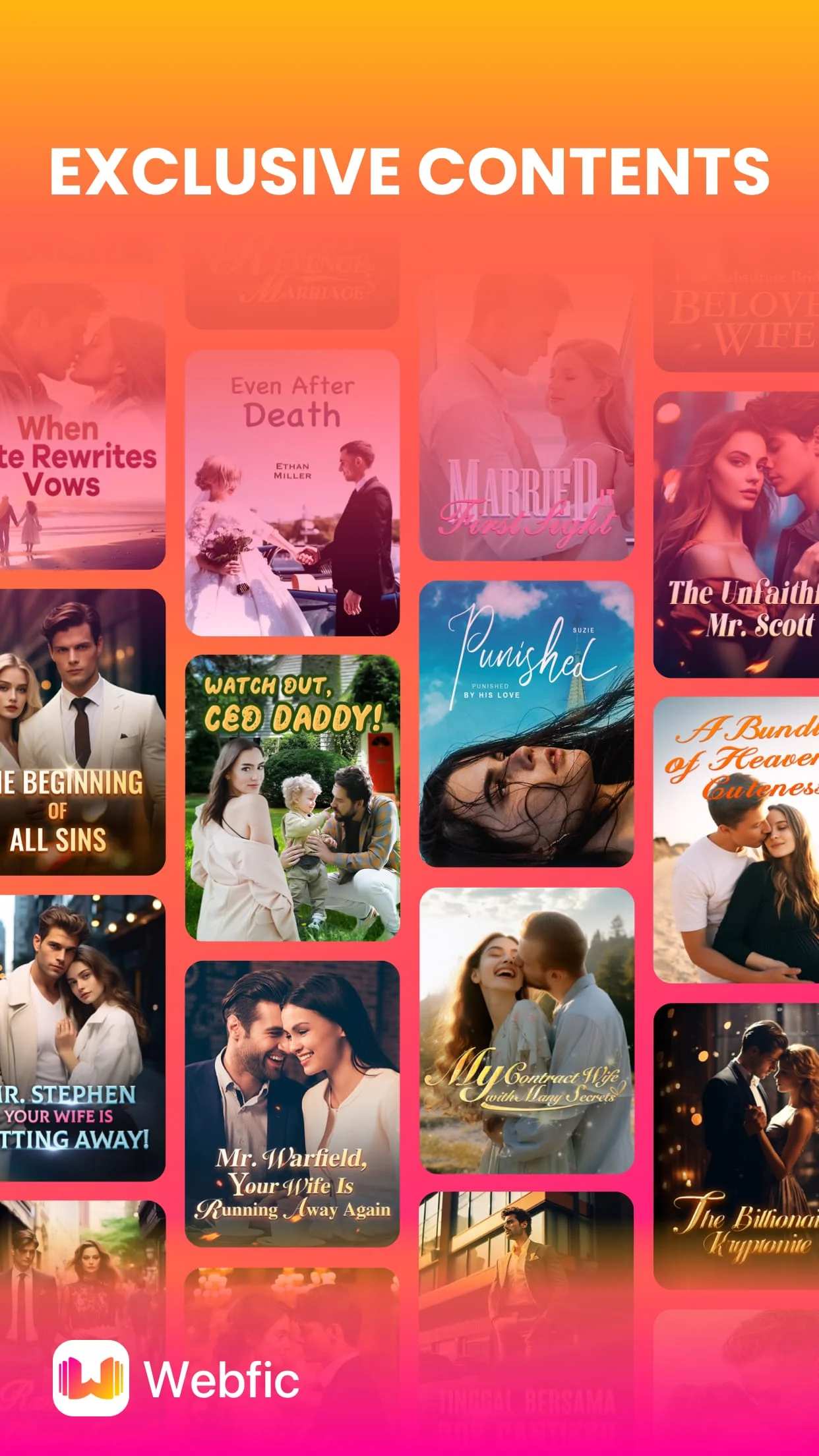 Webfic - Fantastic Reading Screenshot 1