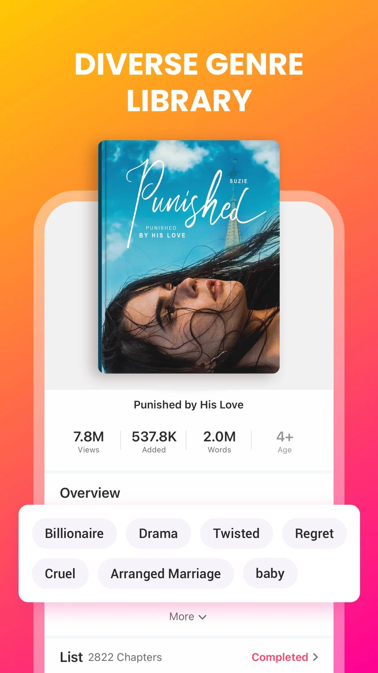 Webfic - Fantastic Reading Screenshot 2