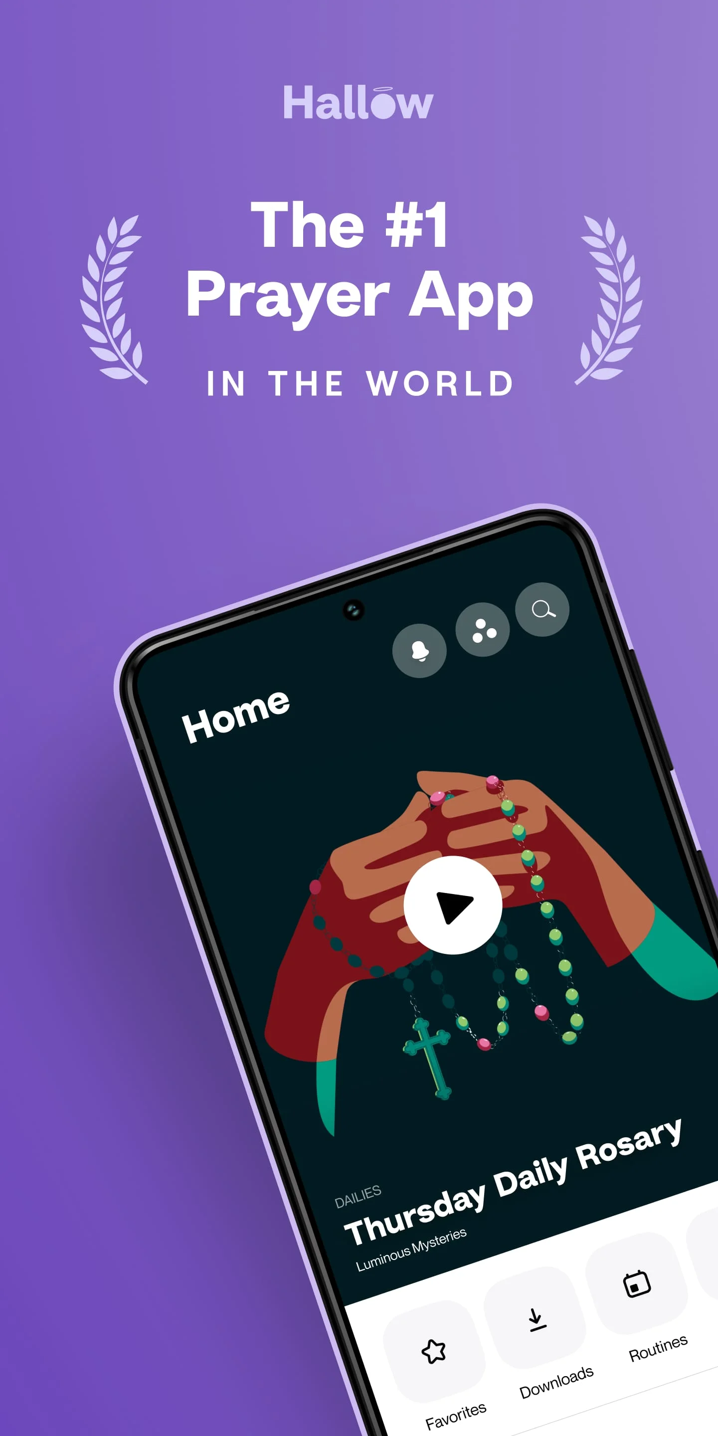 Hallow: Prayer & Meditation Screenshot 1