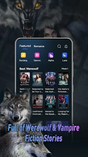 NovelDawn - Werewolf & Vampire Screenshot 1