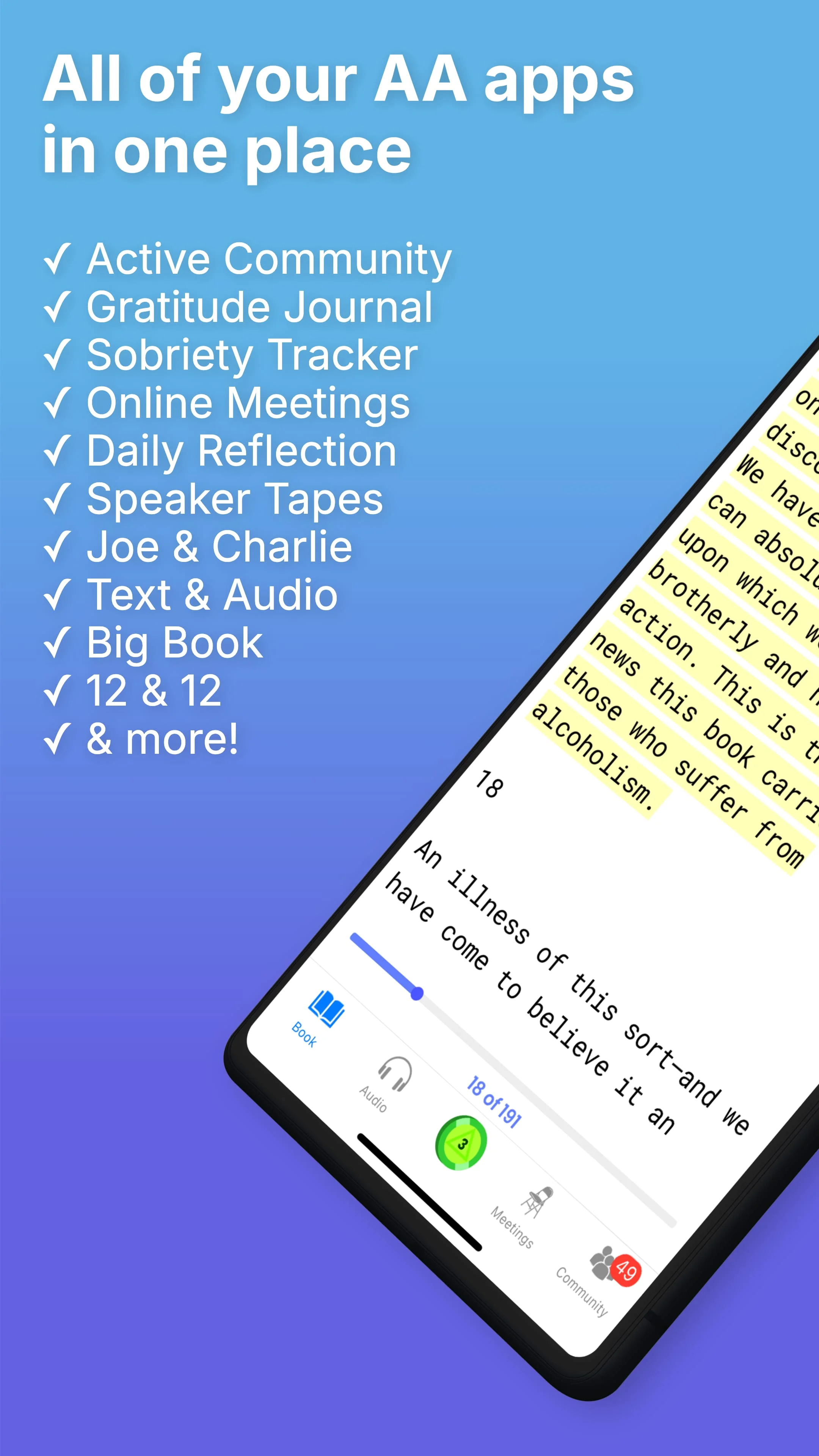 AA Big Book Screenshot 1