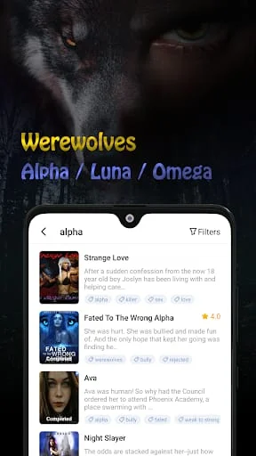 NovelWolf-Werewolf Story Novel Screenshot 2