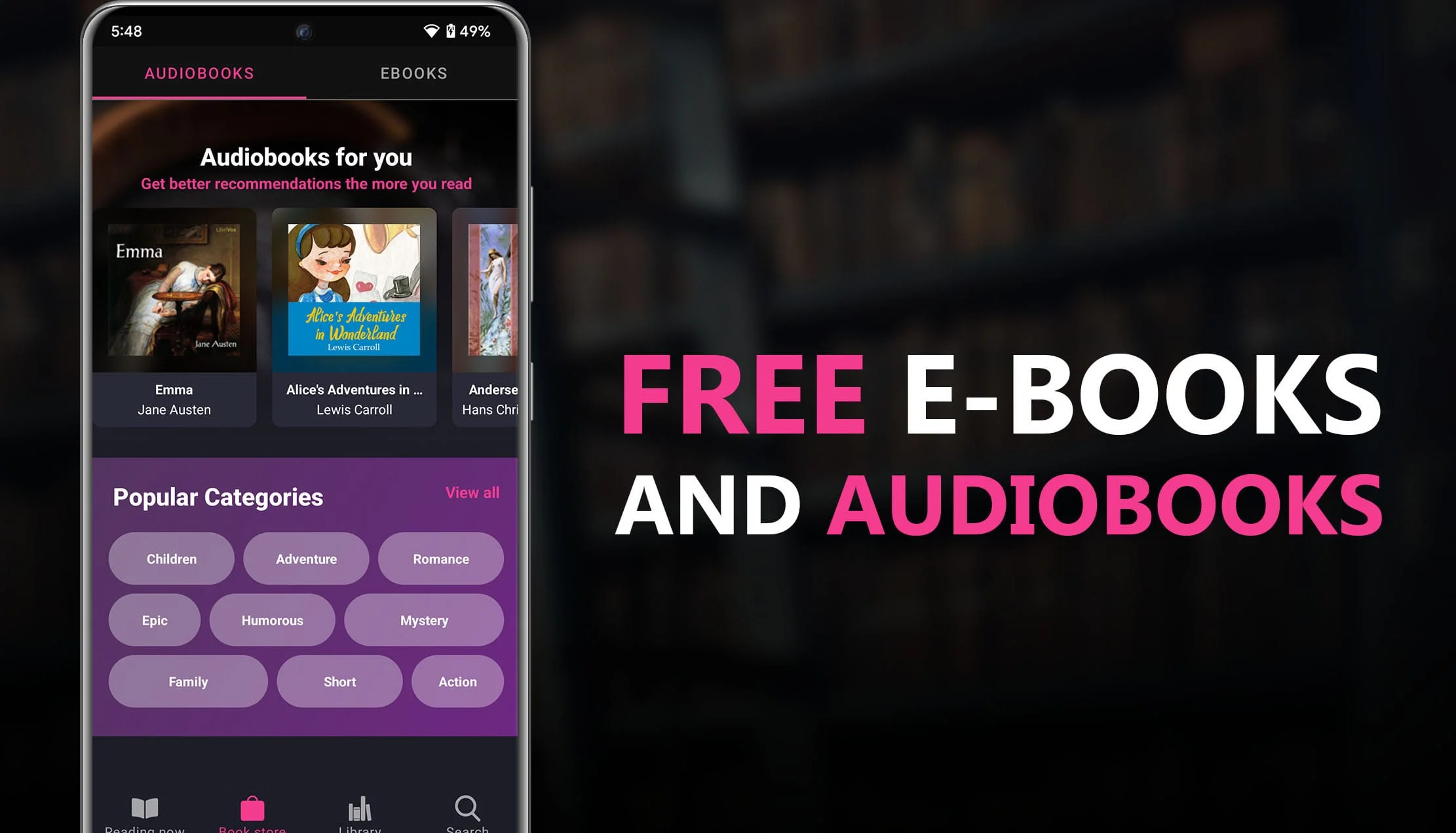 Open Audiobooks & E-books Screenshot 1