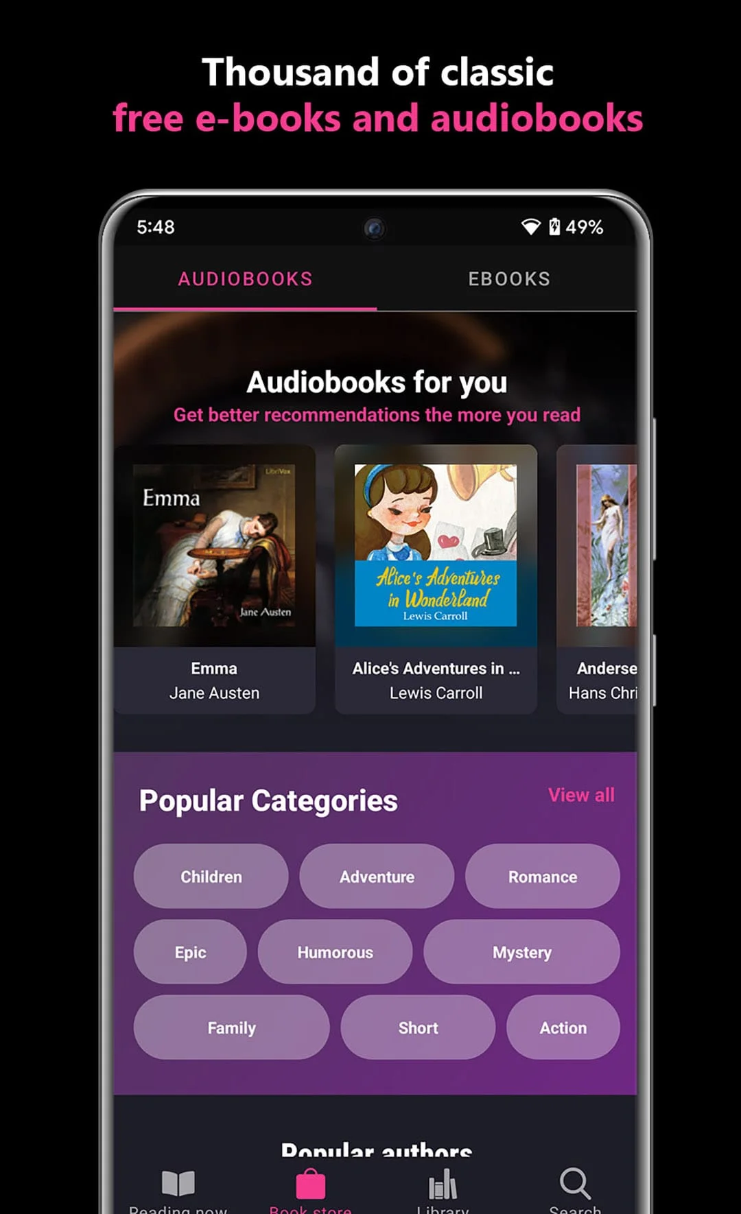 Open Audiobooks & E-books Screenshot 2