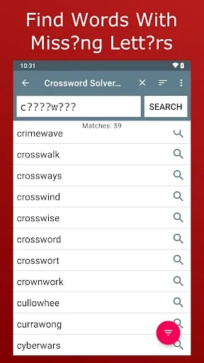 Crossword Solver King Screenshot 2