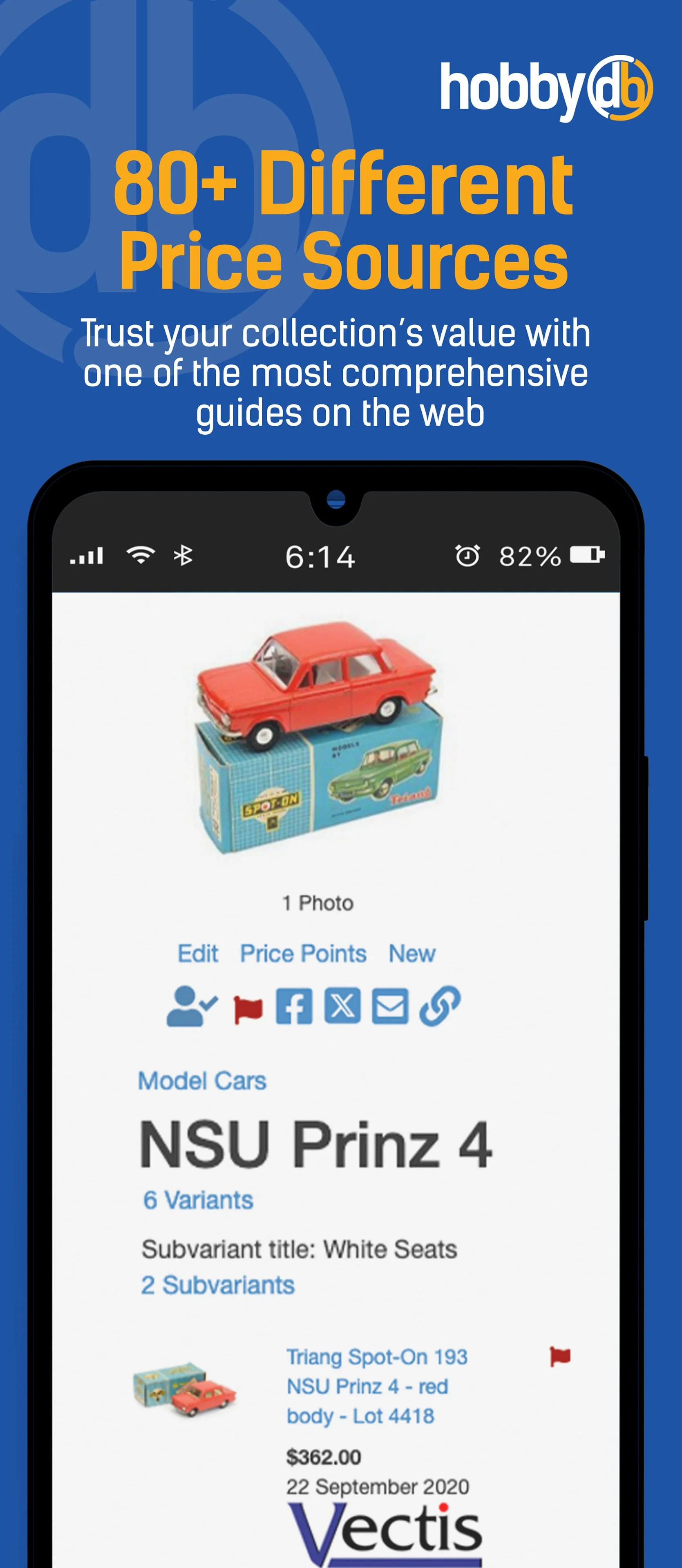 hobbyDB Vision Screenshot 3