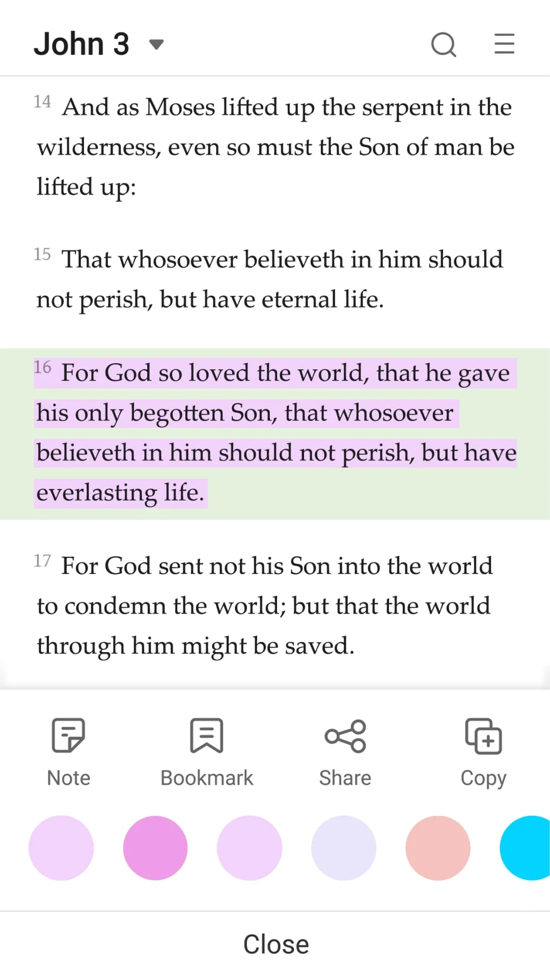 King James Bible - Verse+Audio Screenshot 3