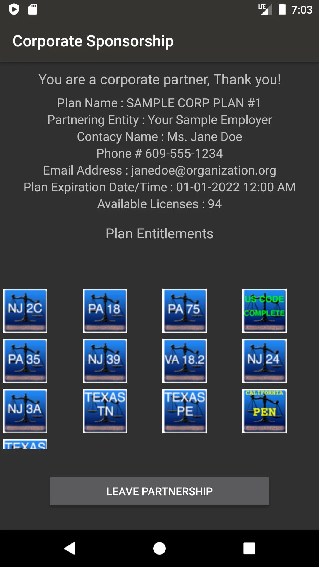 State Statute & Federal Law Screenshot 2