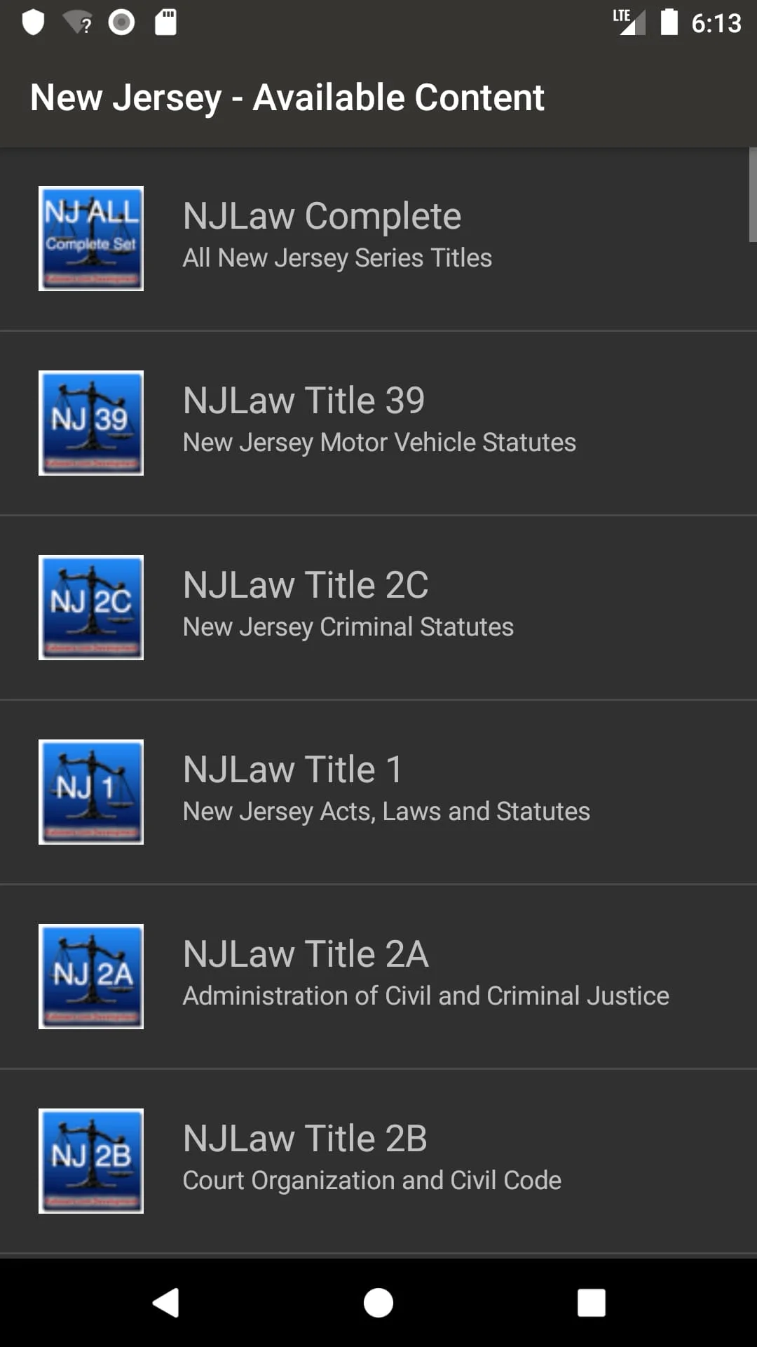 State Statute & Federal Law Screenshot 3