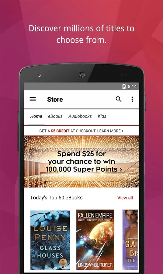 Kobo | eBooks & Audiobooks Screenshot 1