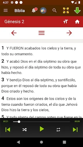 Biblia Reina Valera Español Screenshot 1