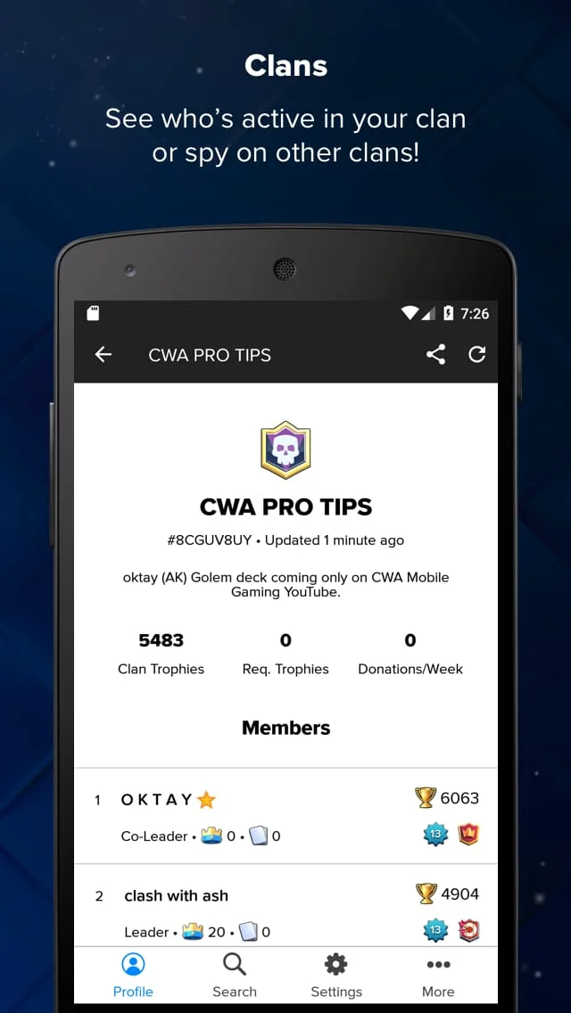 Stats Royale for Clash Royale Screenshot 3