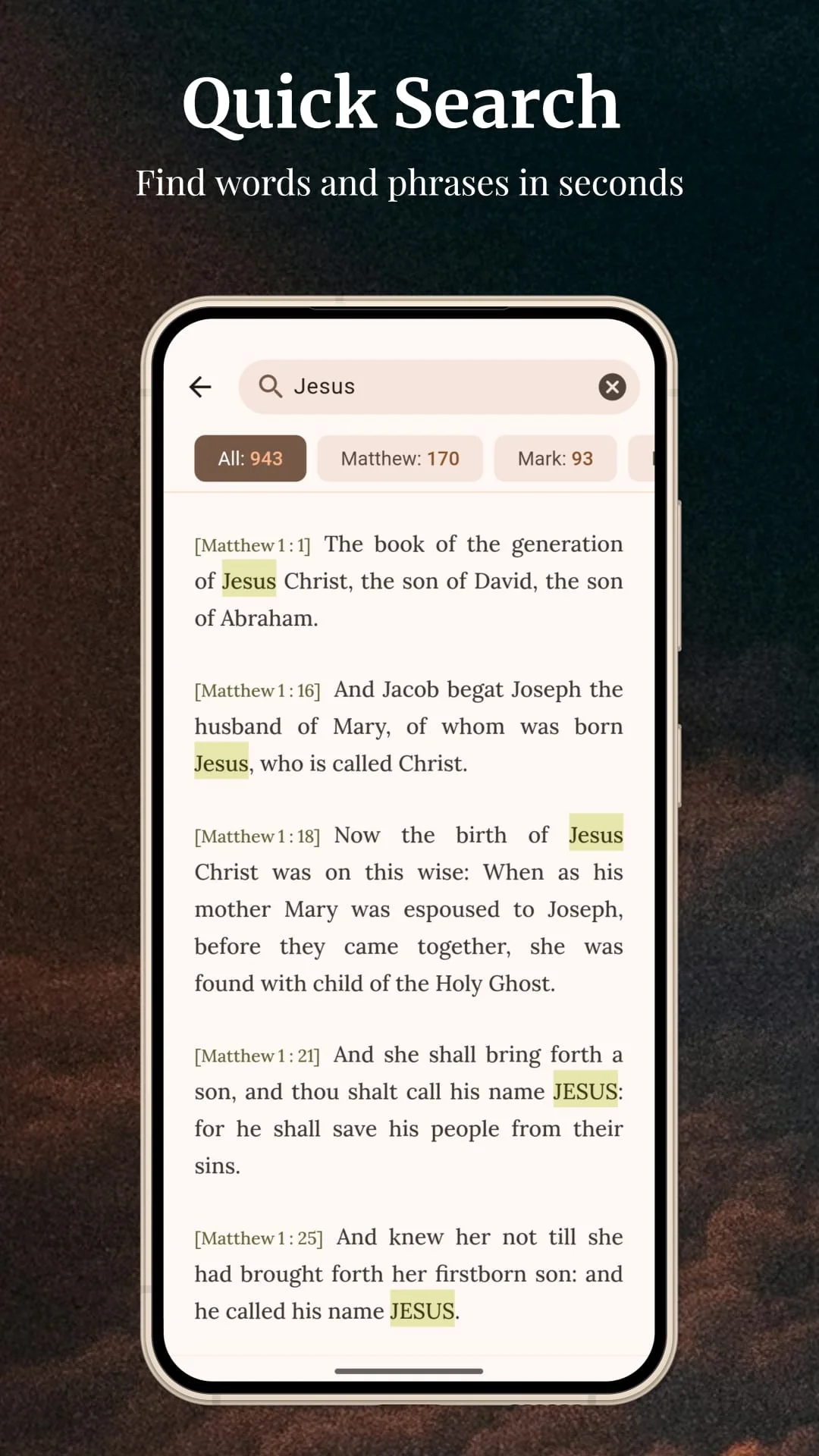 King James Bible (KJV) Screenshot 4