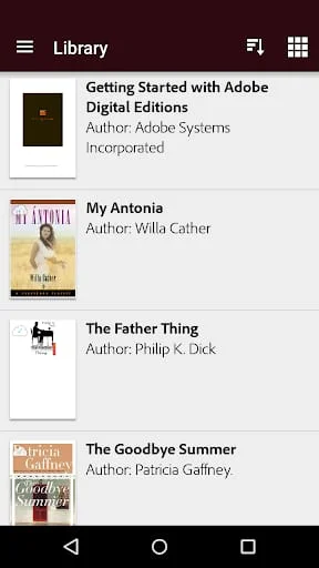 Adobe Digital Editions Screenshot 1