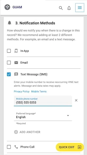 VINELink Screenshot 4