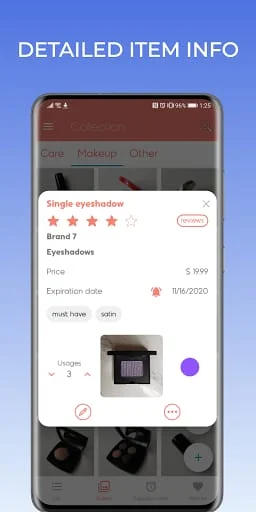 Beautistics: Makeup Organizer Screenshot 2