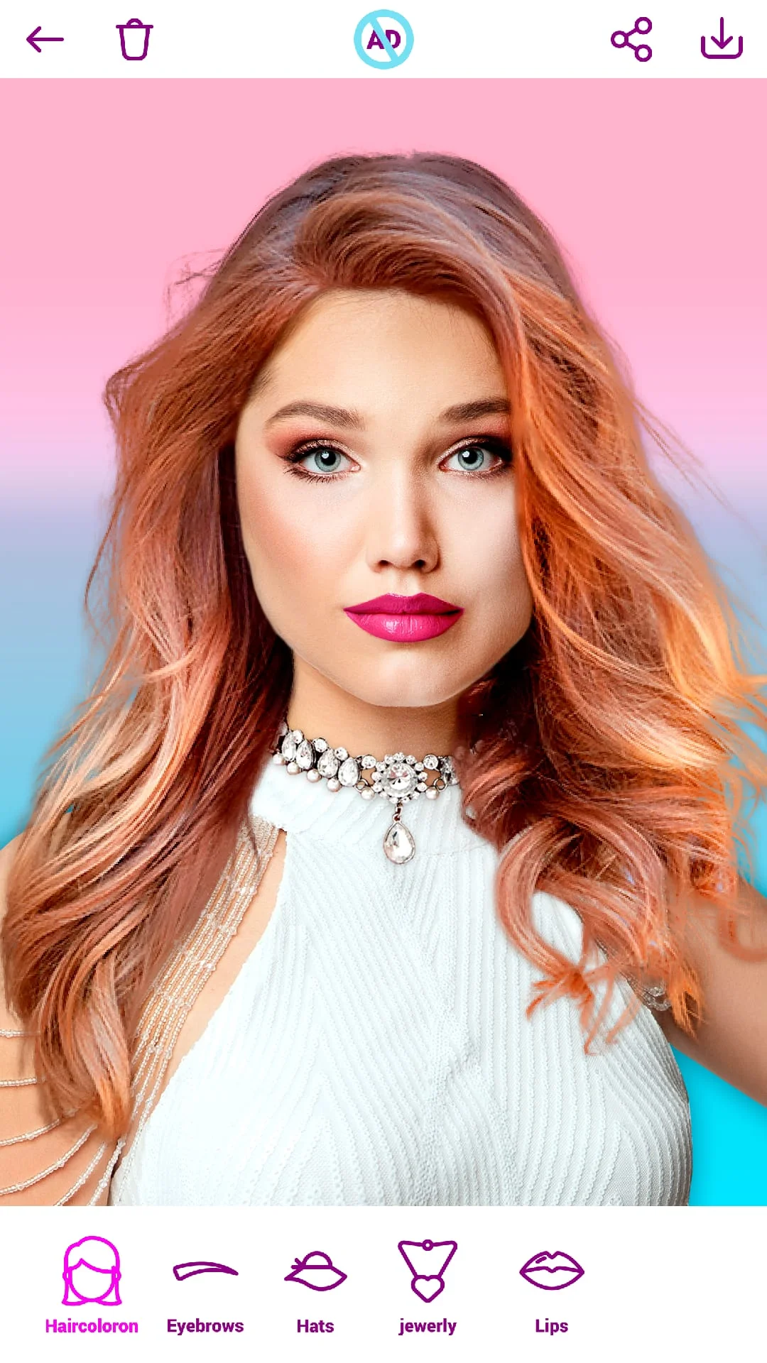 Wedding Hairstyles on photo Screenshot 1