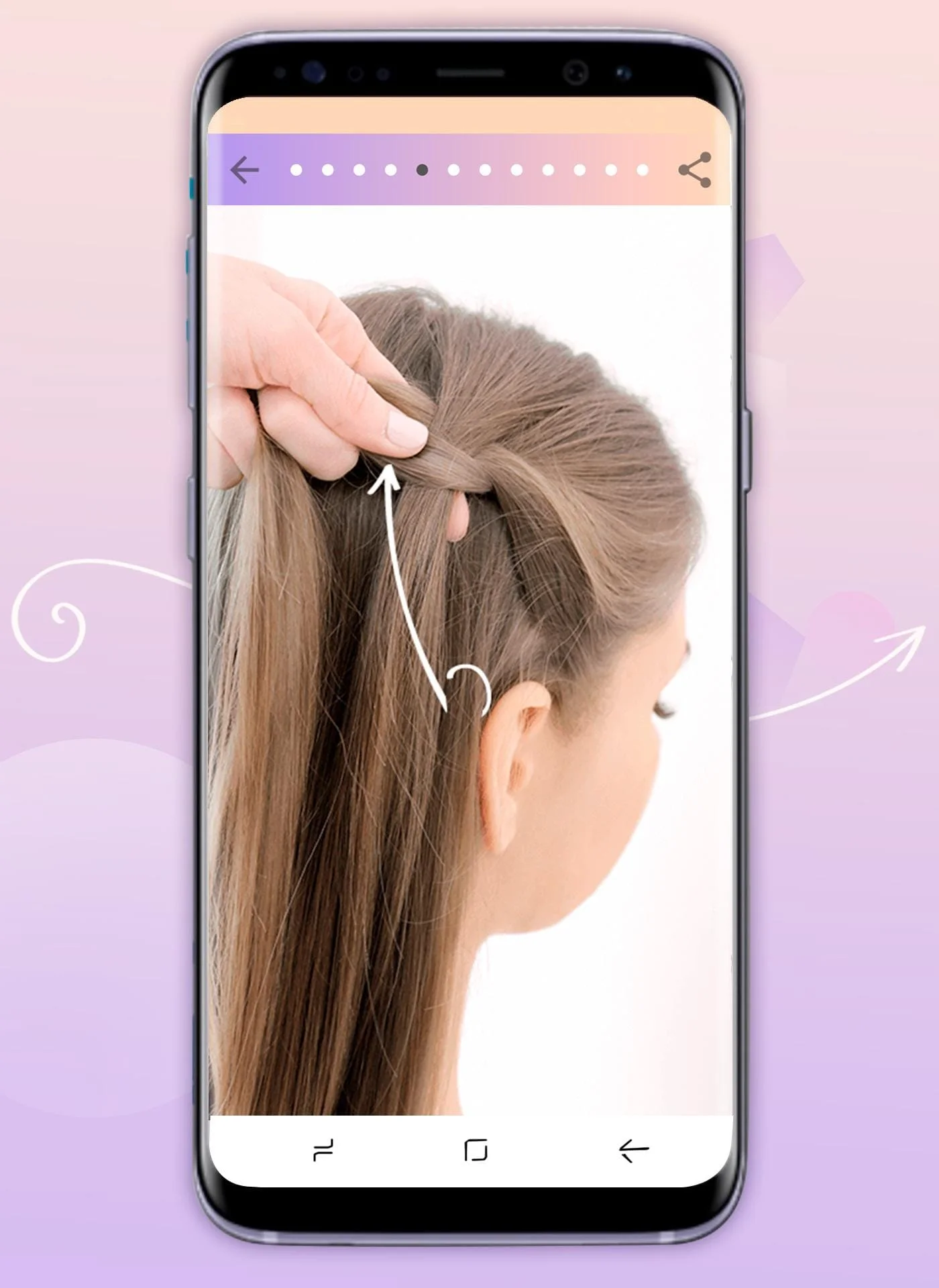 Hairstyles step by step Screenshot 3