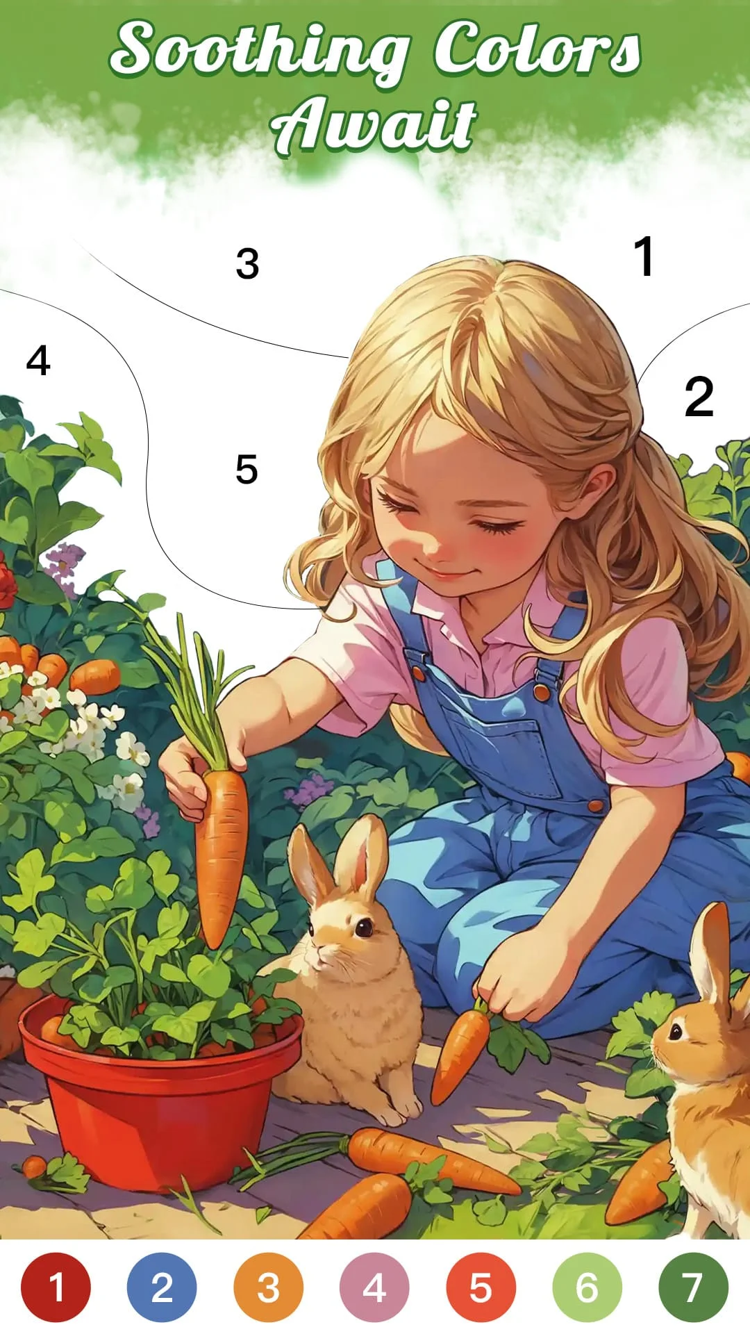 Calm Color Coloring games Screenshot 3