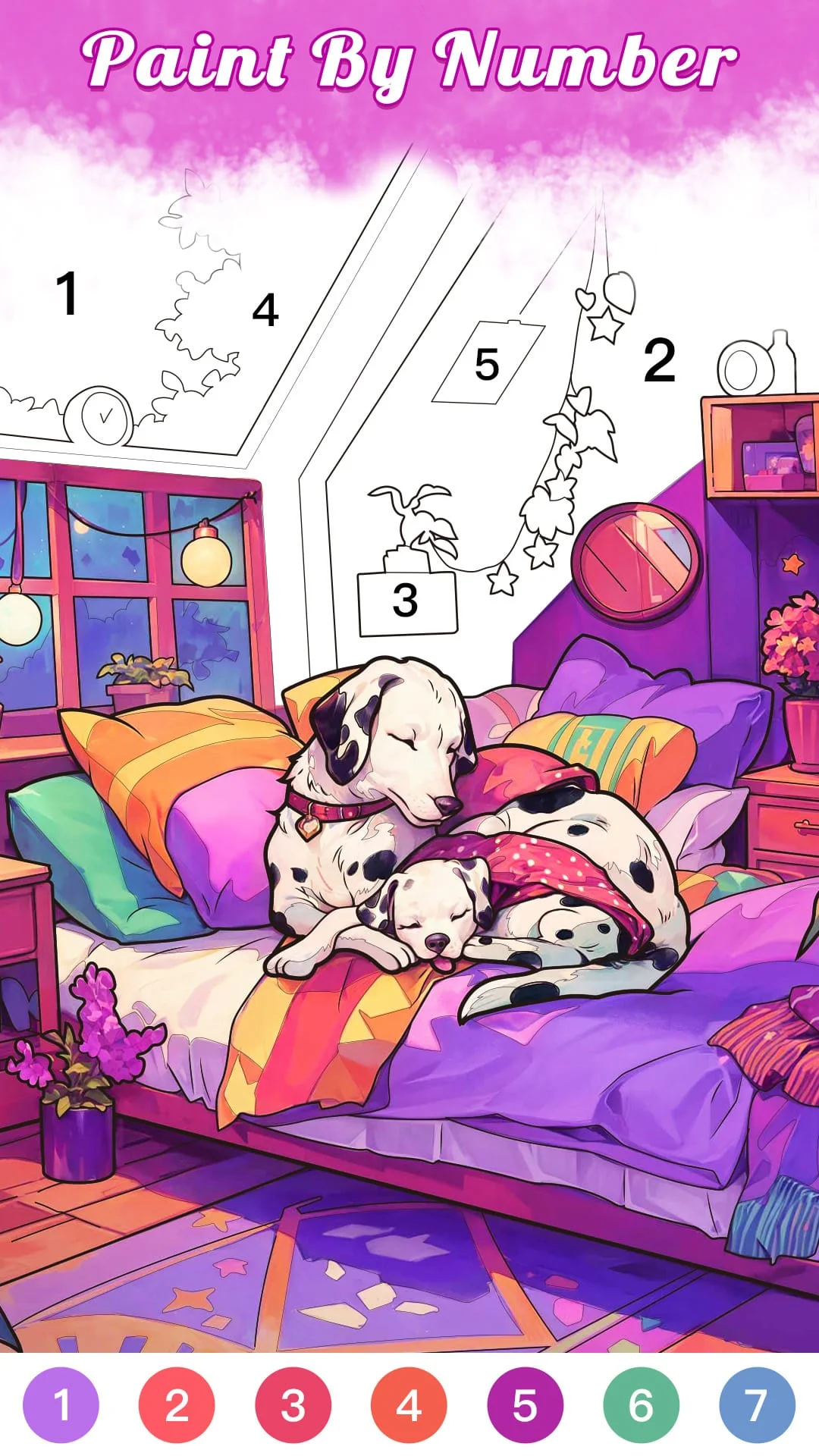 Calm Color Coloring games Screenshot 4